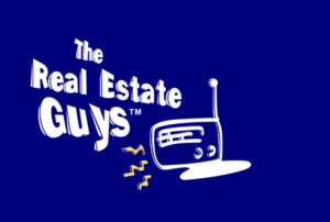 The Real Estate Guys logo in white